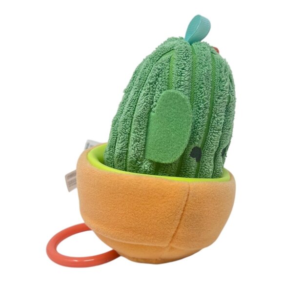 Skip Hop Farmstand Cactus Jitter Crinkle Vibrating Stuffed Plush Stroller Toy - Picture 4 of 5